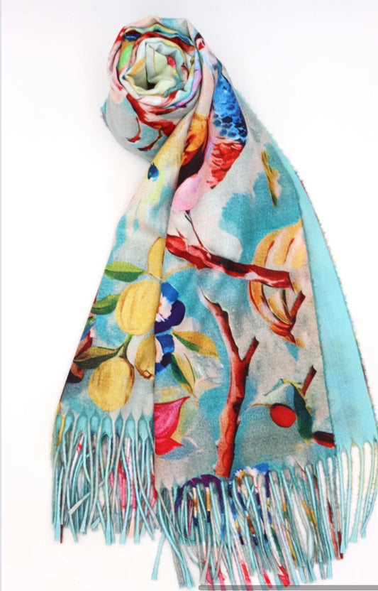 WOOL BLEND SCARF