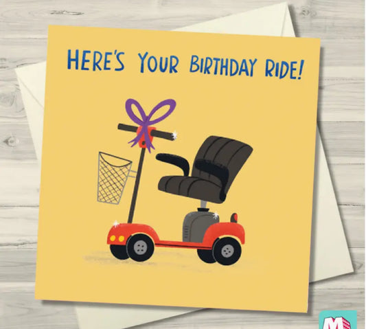 HERE’S YOUR BIRTHDAY RIDE