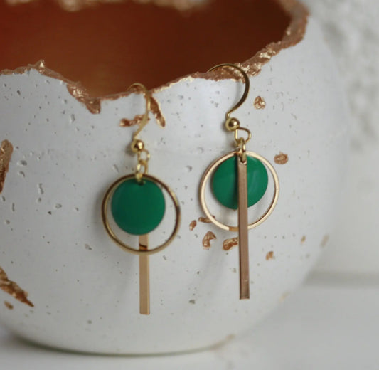 KAIKO - DISC & BAR EARRINGS