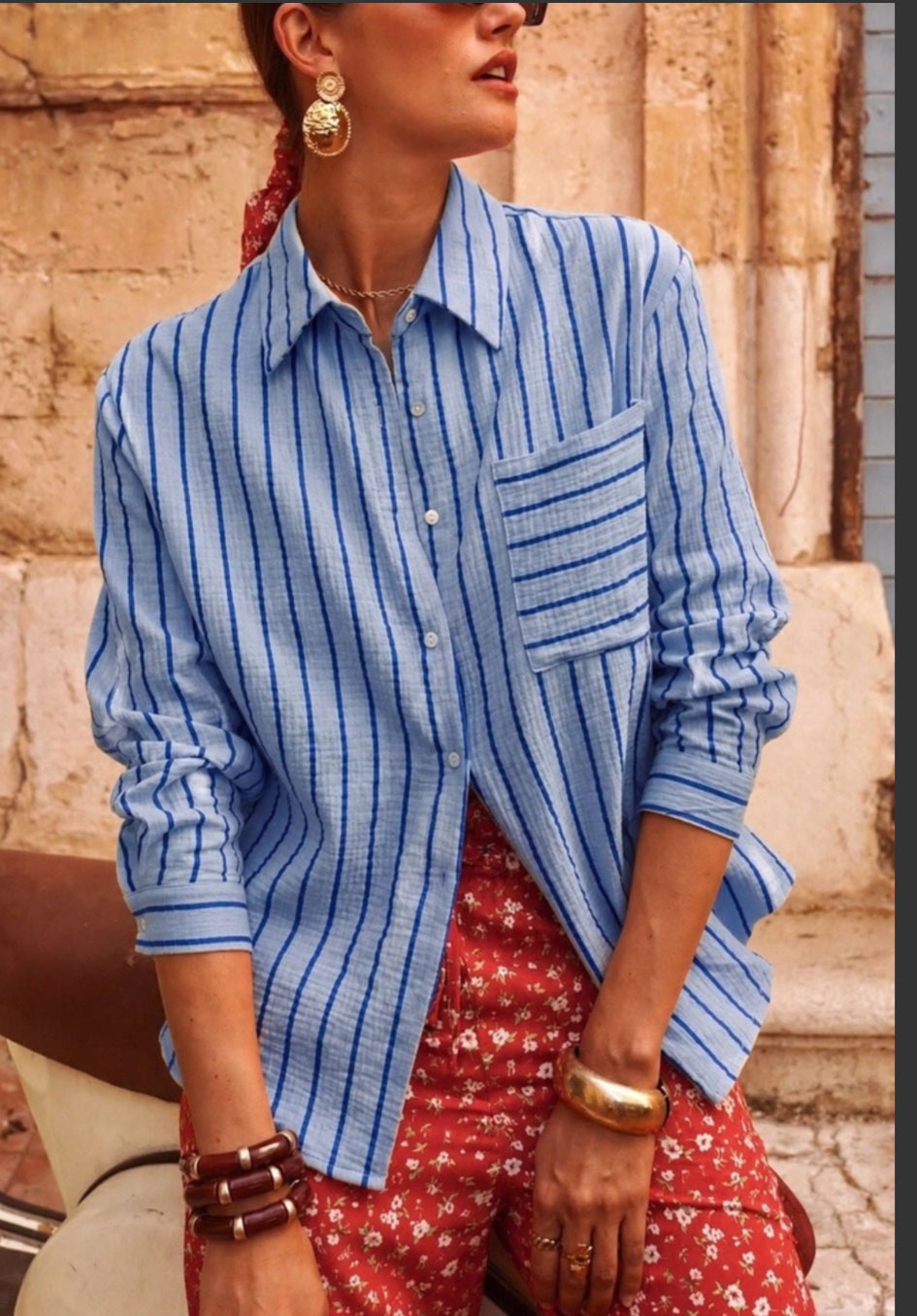 STRIPE SHIRT - 12-14