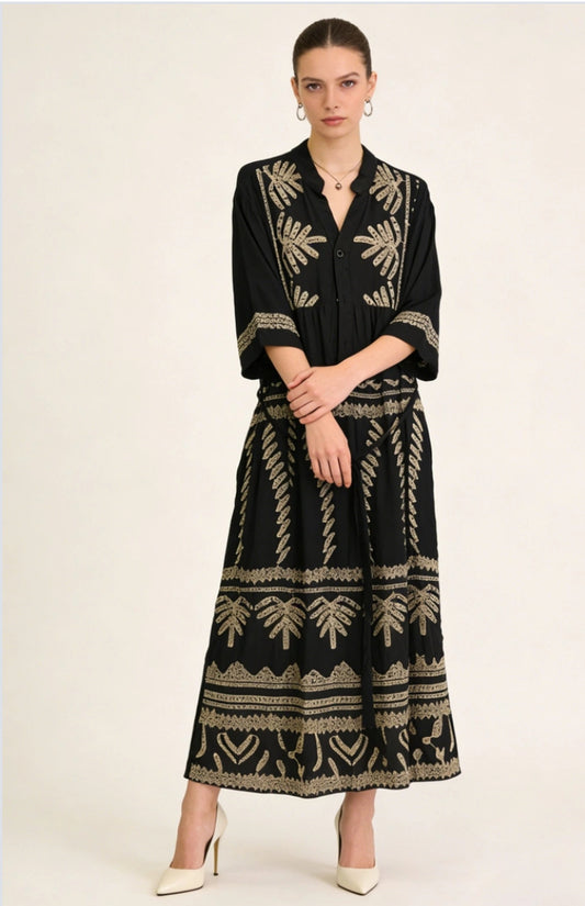 EMBROIDERED DRESS - 8-14