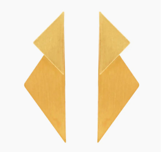 DNSK - TRIANGLES STUD EARRINGS