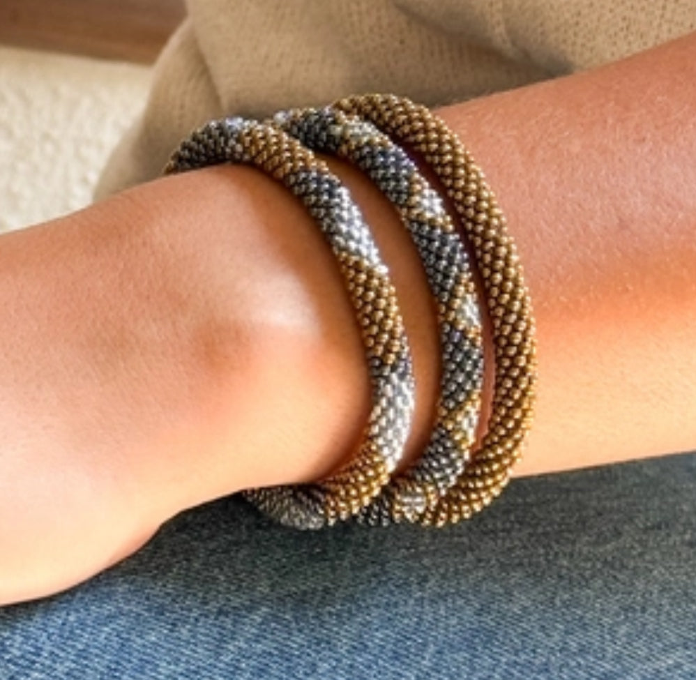KIZO NEPALESE BEAD BRACELET