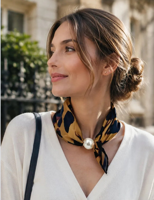 PEARL MAGNET SCARF