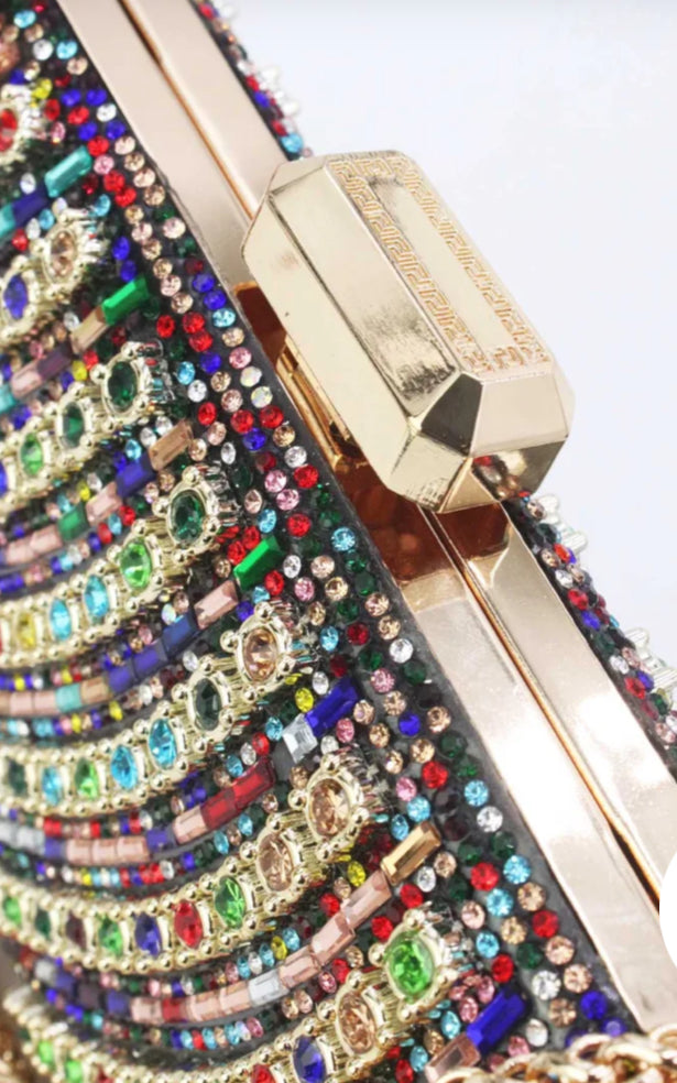 RHINESTONE EVENING BAG