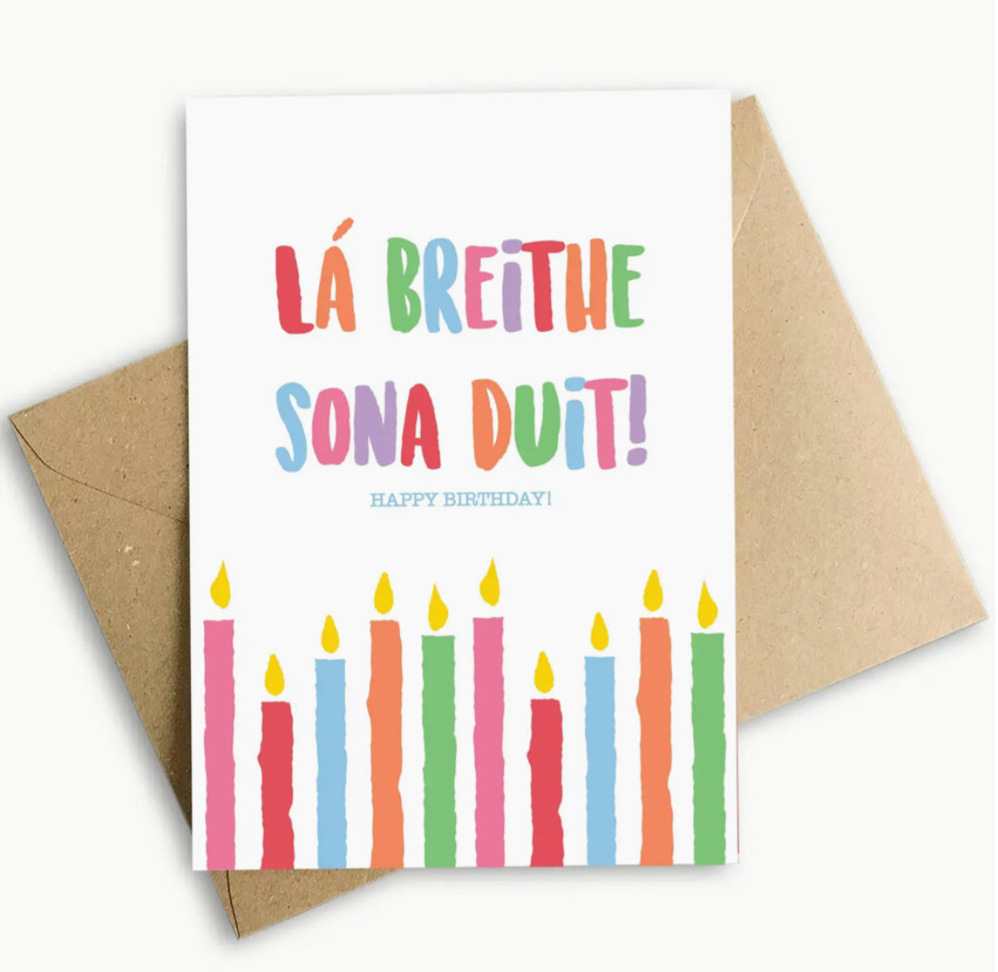 IRISH MADE & DESIGNED GREETING CARD - BIRTHDAY