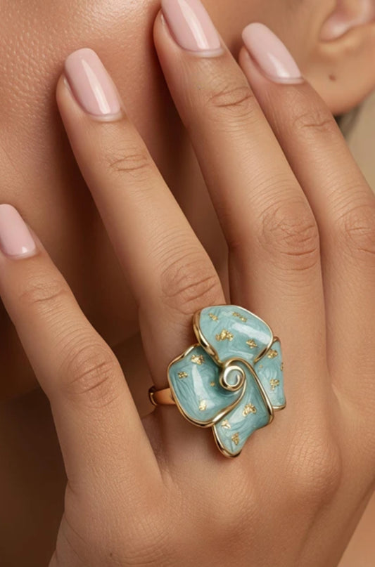 ADJUSTABLE FLOWER RING