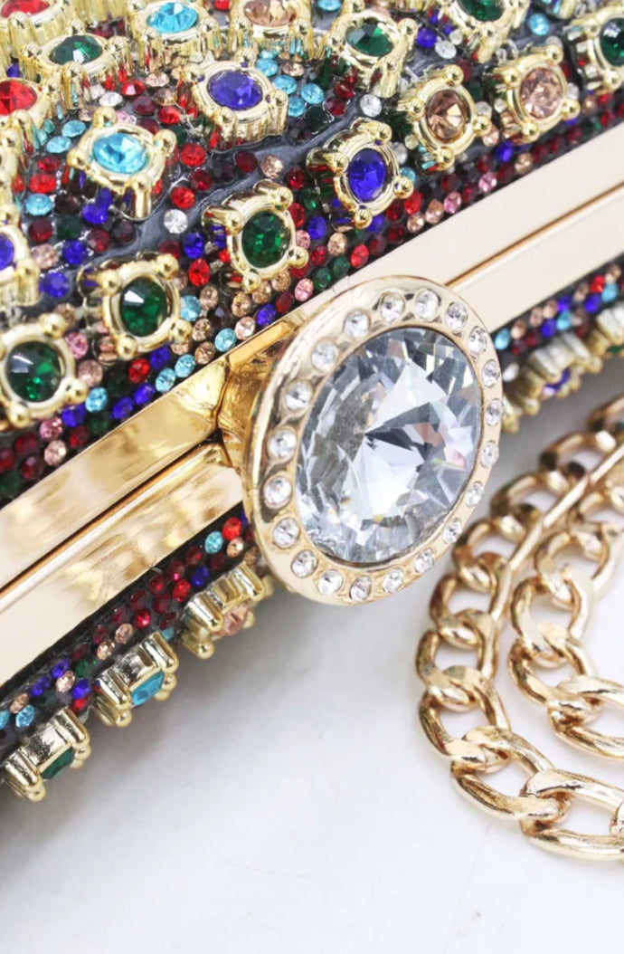 RHINESTONE EVENING CLUTCH