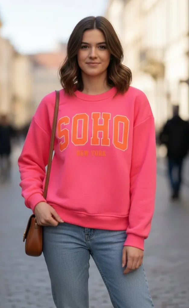 COTTON BLEND SOHO SWEATSHIRT- 10-16