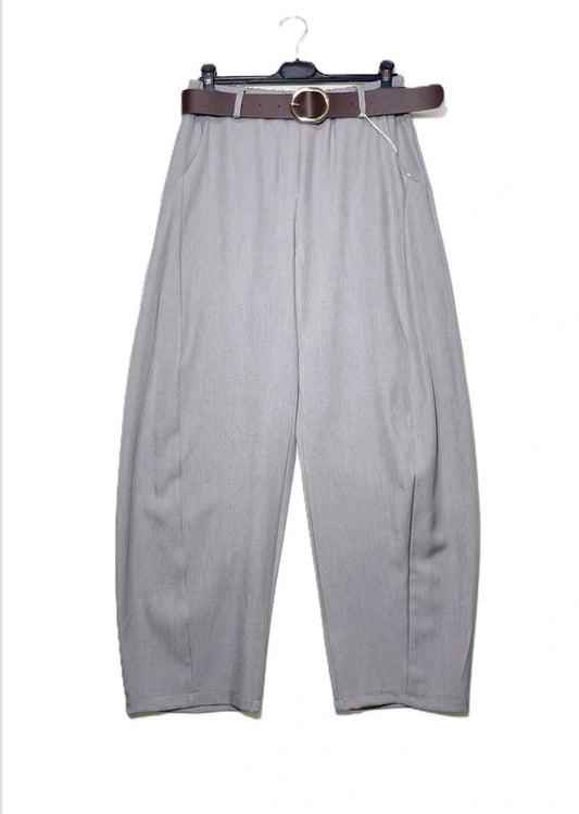 BALOON FIT PANTS - 10-16 - GREY