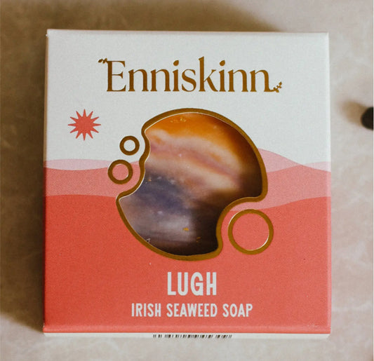HANDMADE IRISH SEAWEED SOAP - LIME ORANGE & JUNIPER BERRY