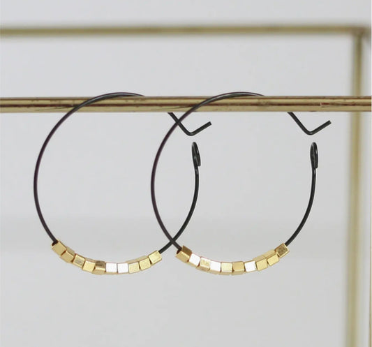 KAIKO - BRASS HOOPS