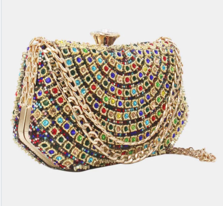 RHINESTONE EVENING CLUTCH
