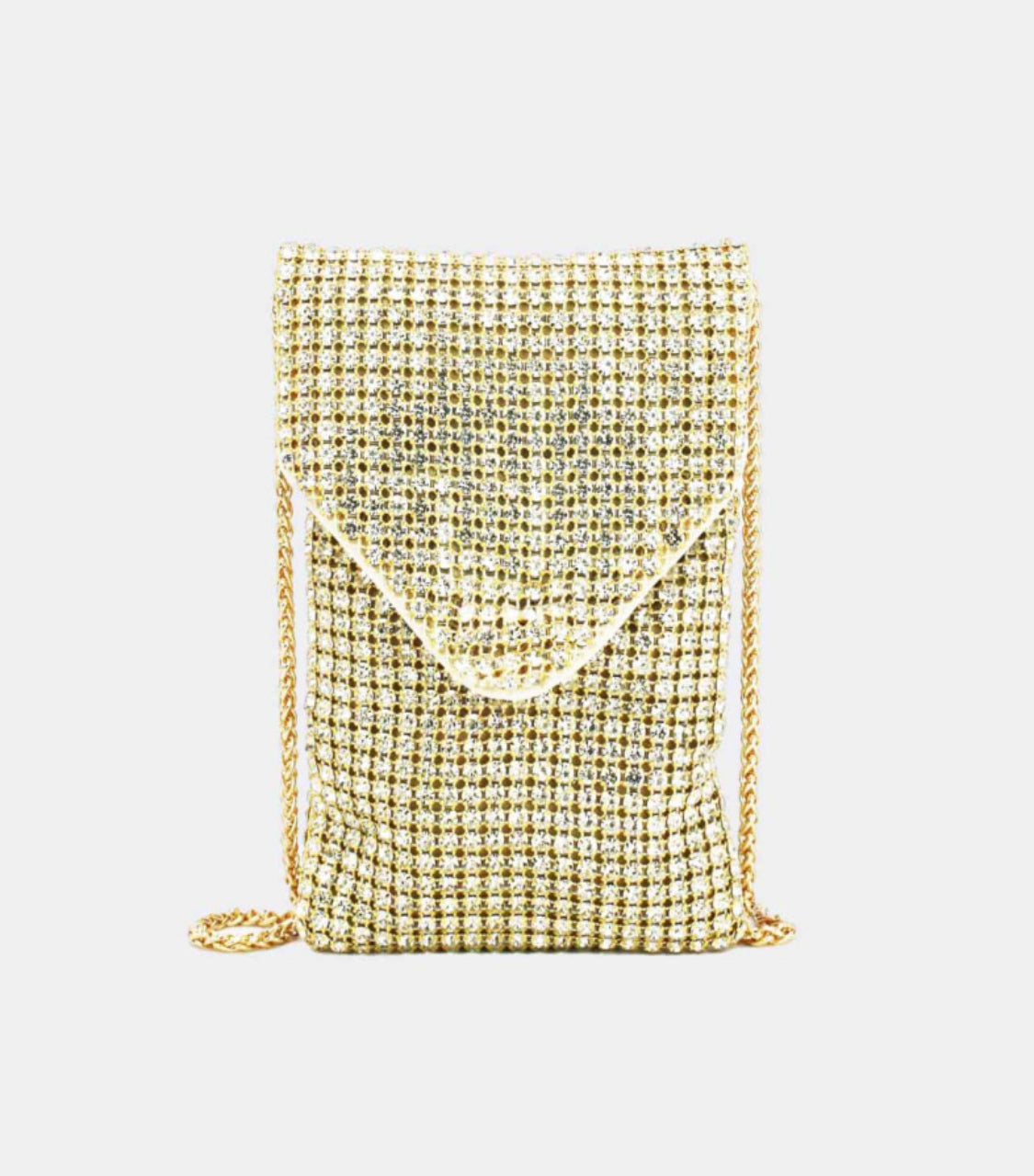 CRYSTAL OCCASION BAG - GOLD