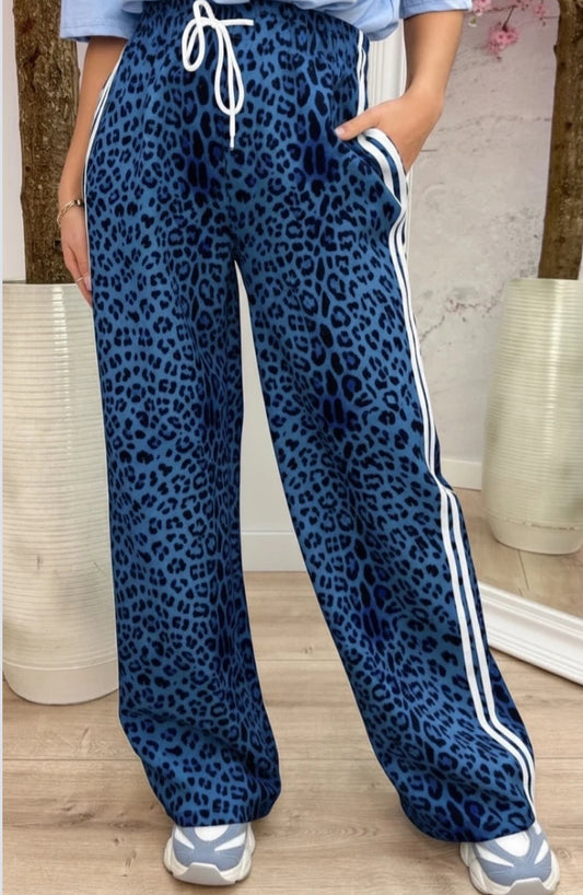 LEOPARD STRIPE JOGGERS - 10-16