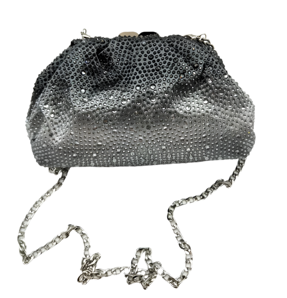 RHINESTONE OMBRE EVENING BAG