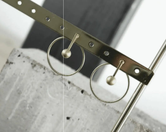 DNSK 2 PART EARRINGS