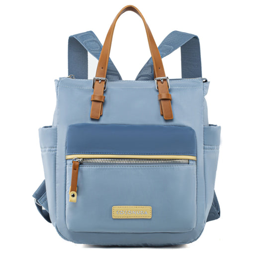NYLON BACKPACK - BLUE