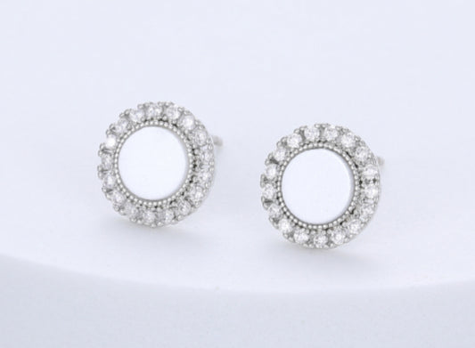 CRYSTAL CIRCLE STUD