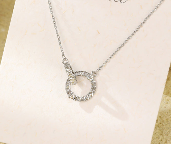 CRYSTAL CIRCLE NECKLACE