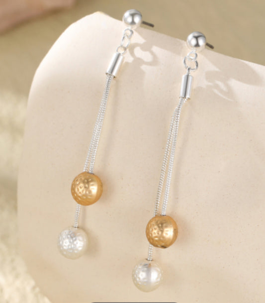 BALL DROP STUD EARRINGS
