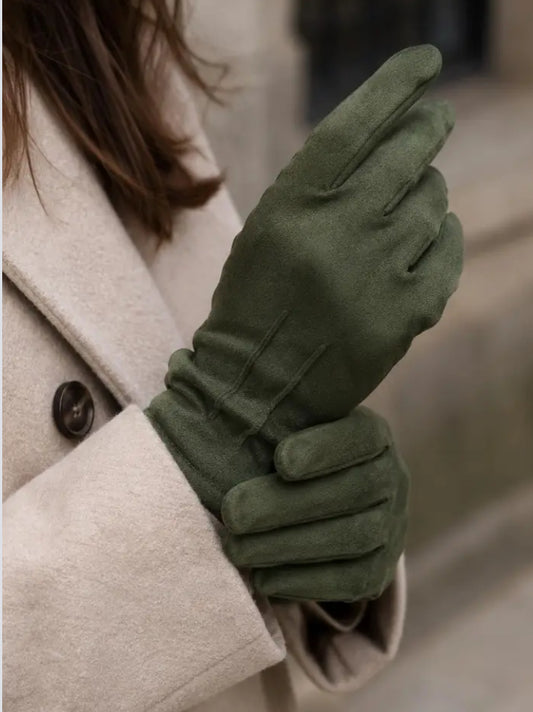 VELOUR GLOVES