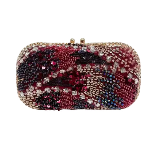 SEQUIN EMBELLISHED OCCASION BAG