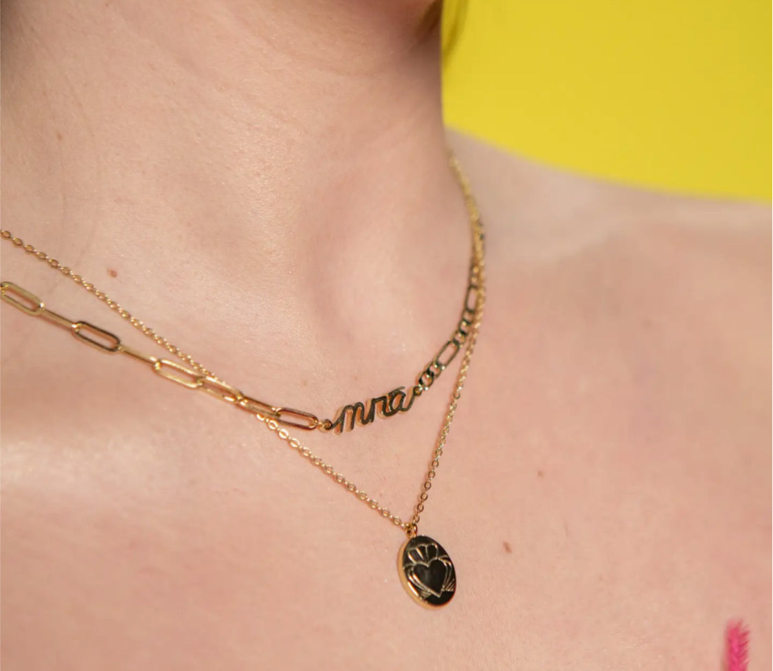 DKMV - MNA POWER CHAIN - 14CT GOLD PLATED