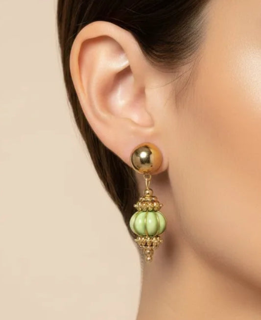 CERAMIC BEAD EARRINGS