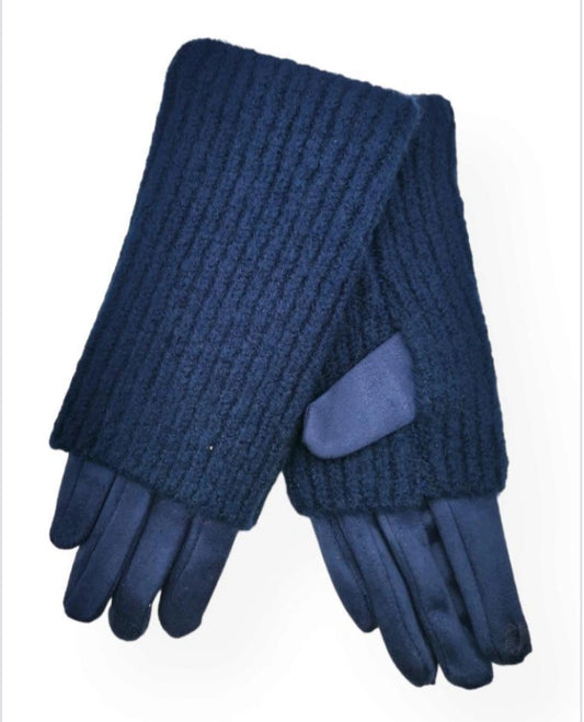 2 in 1 GLOVES & MITTS - NAVY