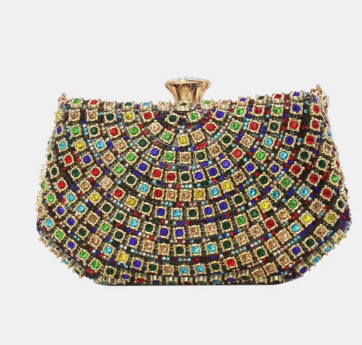 RHINESTONE EVENING CLUTCH