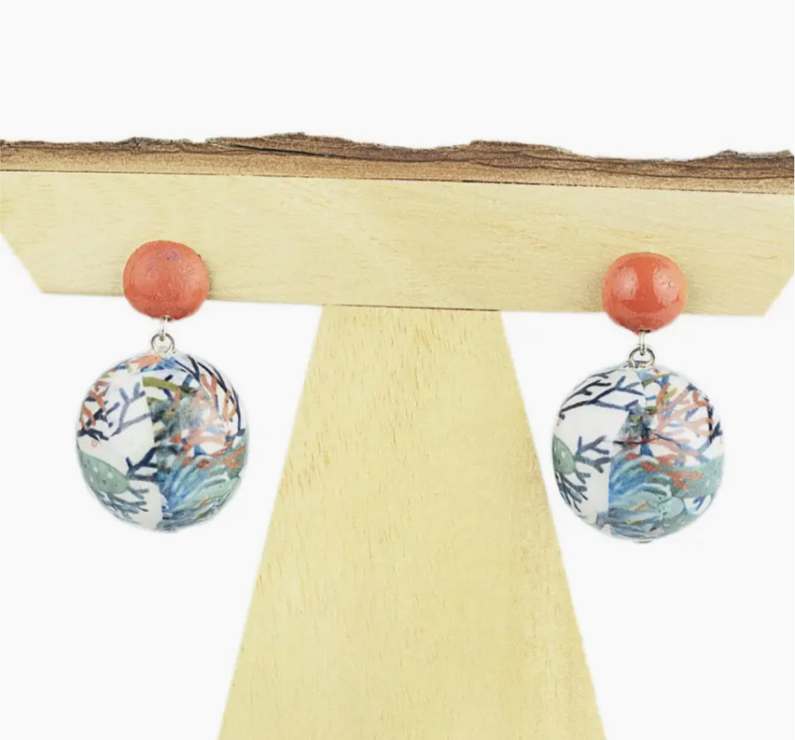 DECOUPAGE EARRINGS