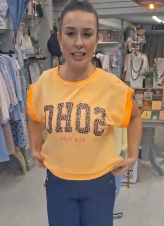 SOHO NEON TEE - 8-14