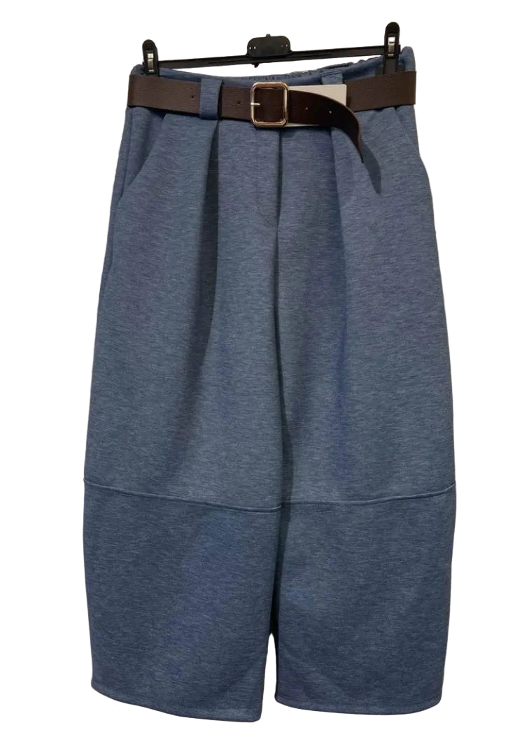 CROPPED PALAZZO - 10-16 - BLUE