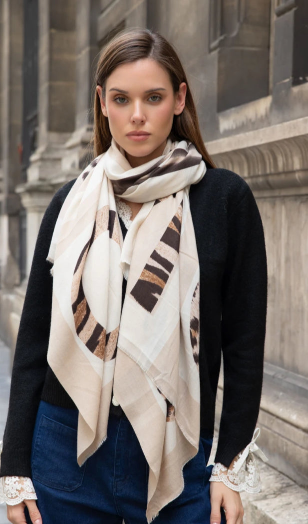 ANIMAL PRINT SCARF