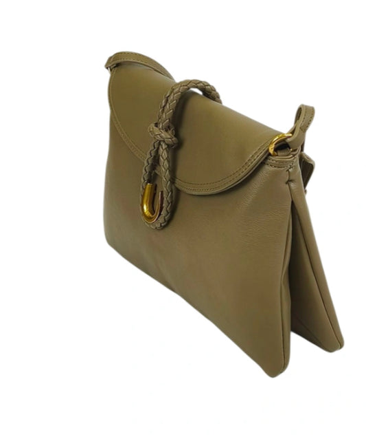 CLASP DETAIL CROSSBODY - KHAKI