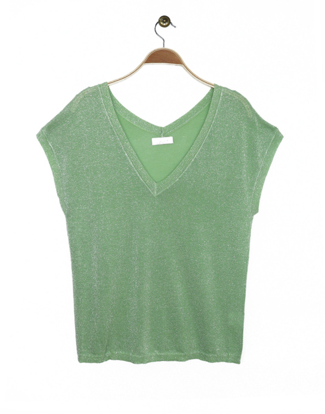 LUREX TEE - 8-12 - GREEN