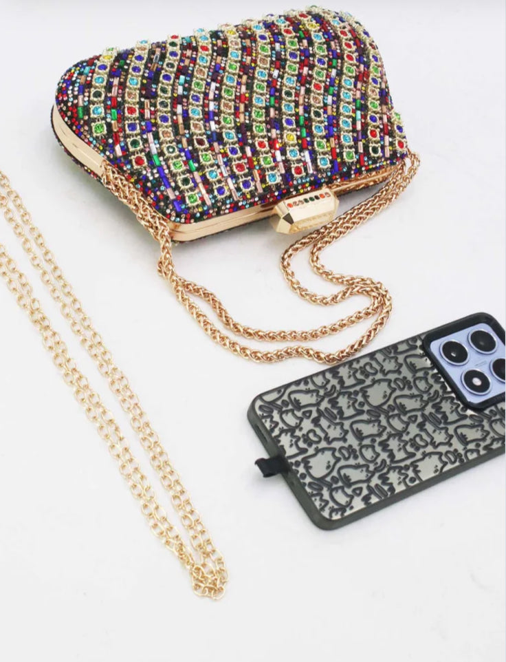 RHINESTONE EVENING BAG