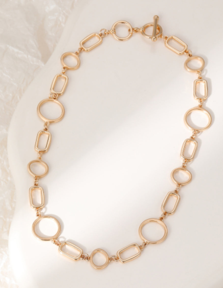 T-BAR SHAPES NECKLACE