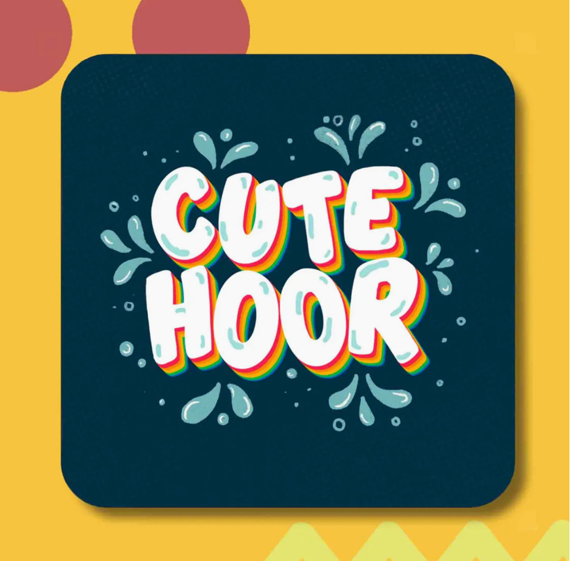 CUTE HOOR COASTER