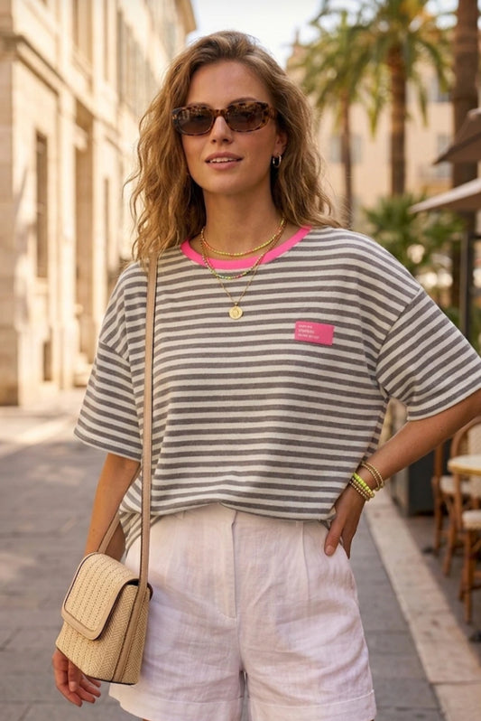 NEÓN STRIPE TEE - 10-16