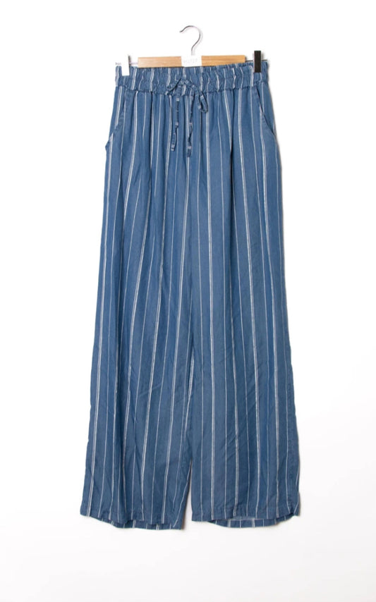LYOCELL STRIPE PALAZZO - 10-16