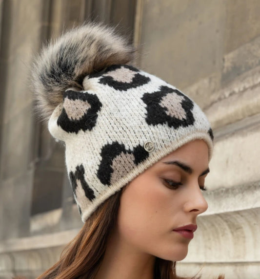 FLEECE LINED POM HAT