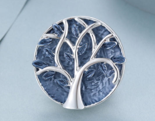 TREE OF LIFE MAGNETIC BROOCH