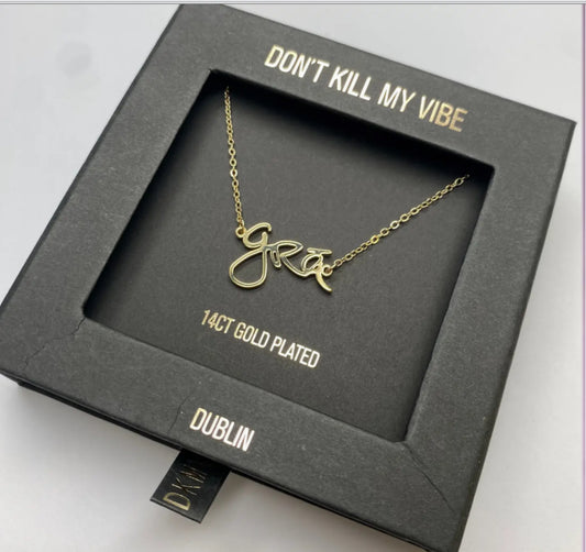 DKMV - GRA BEAG NECKLACE- 14CT GOLD PLATED
