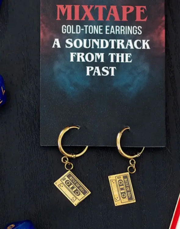 RETRO MIX TAPE EARRINGS