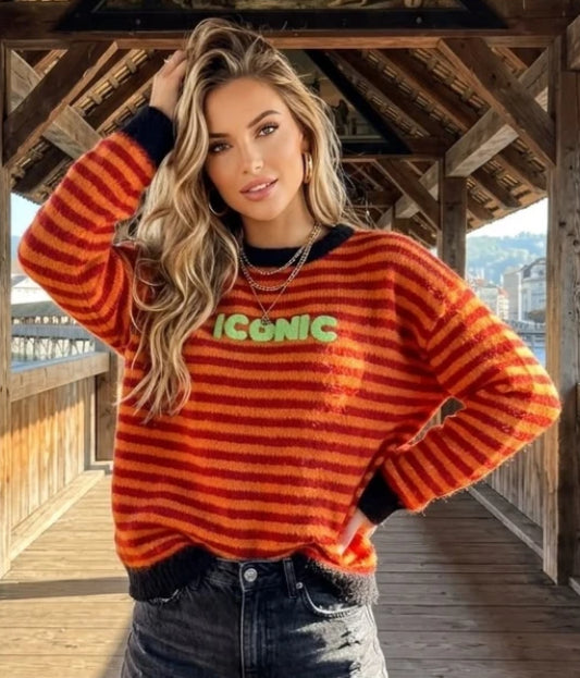 ICONIC STRIPE KNIT - 10-16