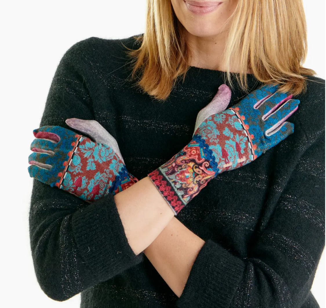 BAMBOO PRINTED GLOVES - MADE IN FRANCE