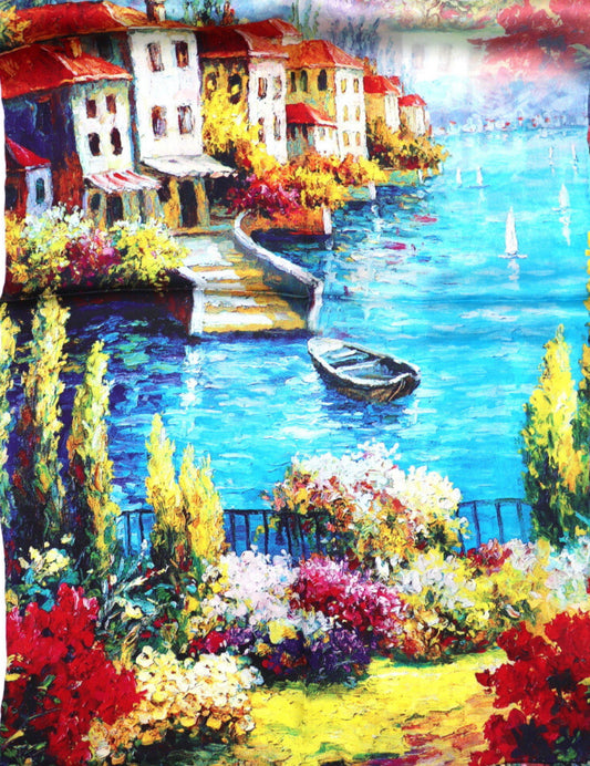 100% SILK SCARF - MULTI