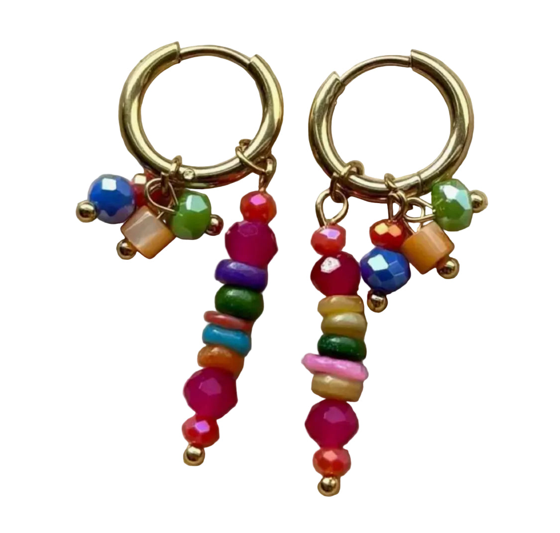 MULTI BEAD EARRINGS